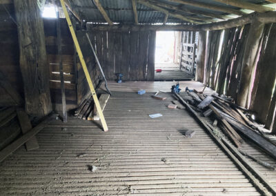 Bungonnia shearing shed repairs (2)