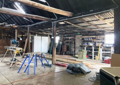 Bungonnia shearing shed repairs (5)