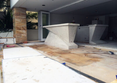 Waterfront Concrete Bar Feature