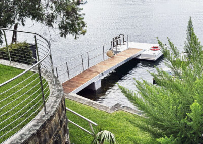 Cottage Point pontoon concrete footing (12)