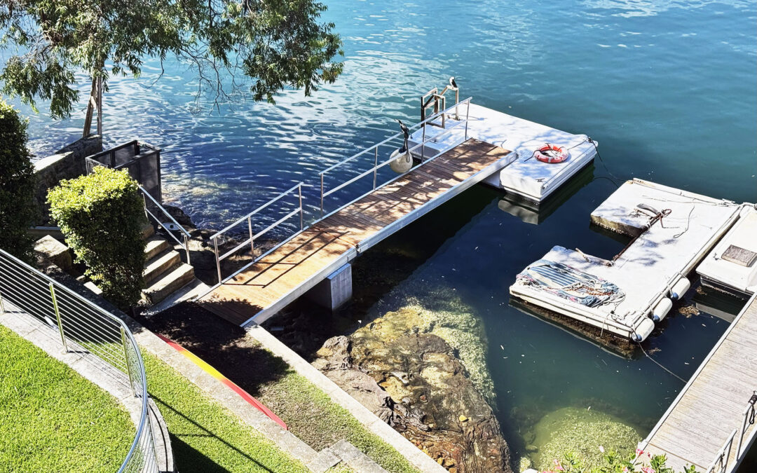 Cottage Point Pontoon Footing
